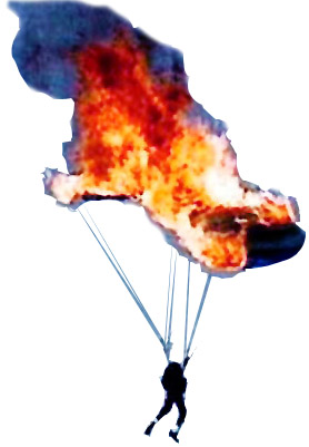 Parachuteonfire